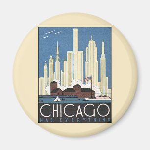 Íman Skyline do arranha-céus de Chicago Illinois das
