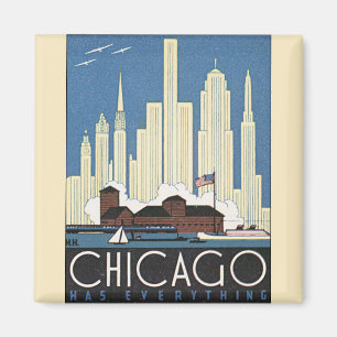 Íman Skyline do arranha-céus de Chicago Illinois das