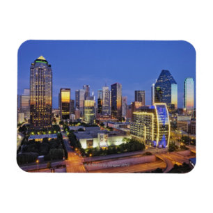 Íman skyline do centro de Dallas