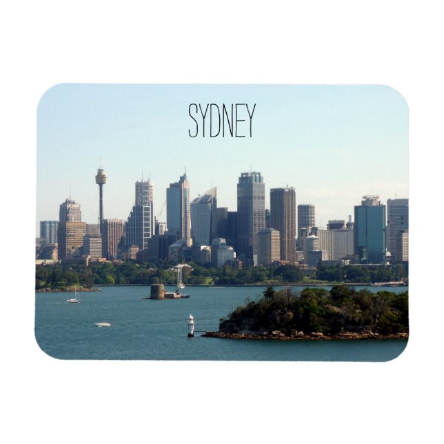 Íman skyline do porto de sydney (Horizontal)