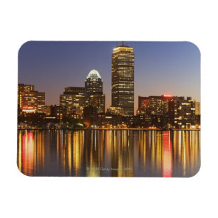 Íman Skyline dos EUA, Massachusetts, Boston no