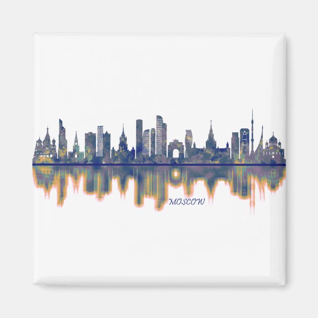 Íman Skyline Moscou (Frente)