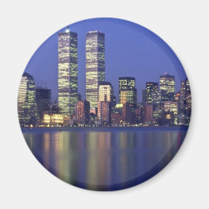 Íman Skyline New York com World Trade Center