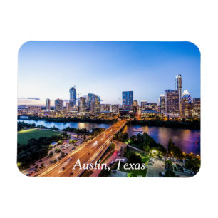 Íman skyline personalizada costume de Austin da
