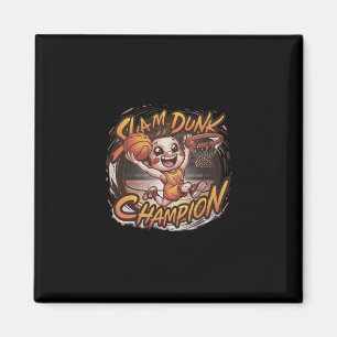 Íman Slam Dunk Campeão de Basquete