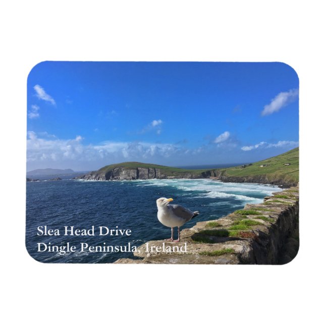 Íman Slea Head Drive Dingle Peninsula, Irlanda Magnet (Horizontal)