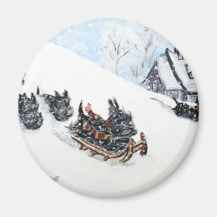 Íman Sledding escocês dos terrier