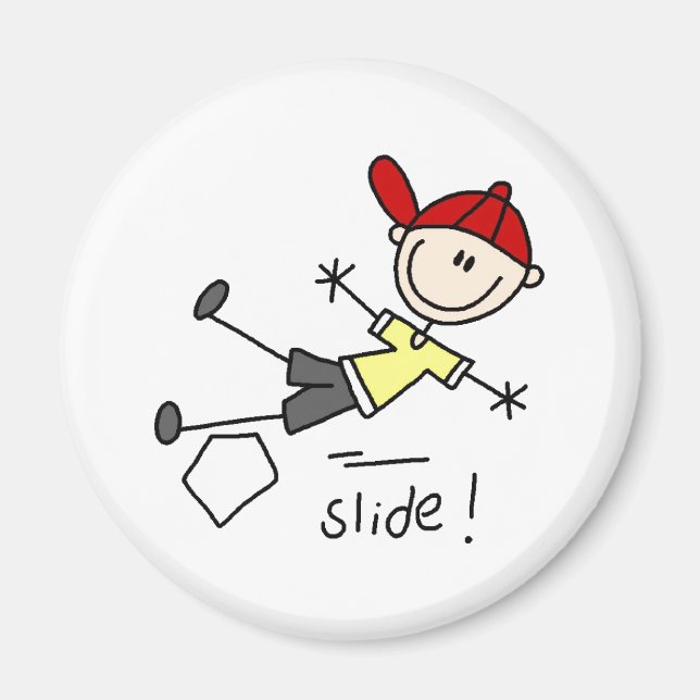 Íman Slide de Baseball em Magneta Base (Frente)