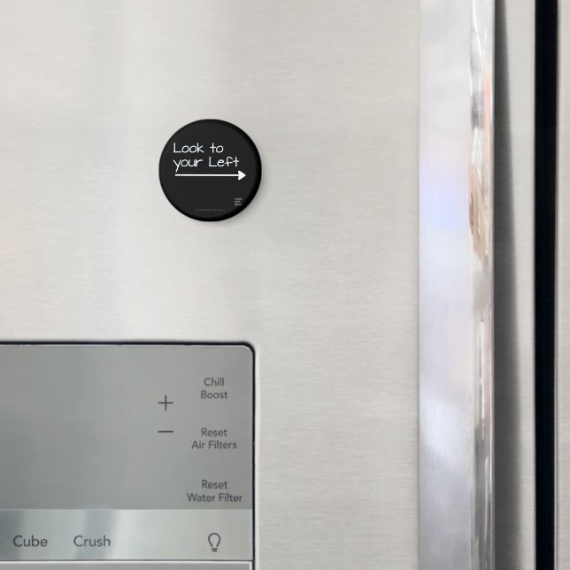 Íman SlipperyJoe parece à esquerda uma seta escura bran (In Situ (Fridge))