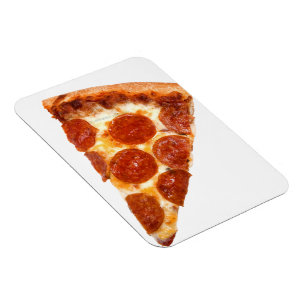 Íman SlipperyJoe's artístico Sliced Pizza gay presente