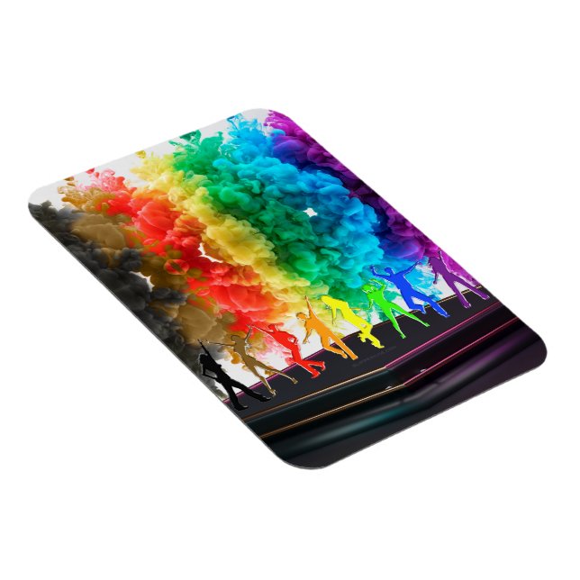 Íman SlipperyJoe's Dancing Pride Shadows gay presentes  (Lado Direito)