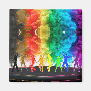 Íman SlipperyJoe's Dancing Pride Shadows gay presentes 