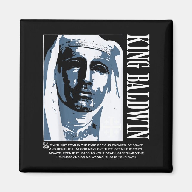 Íman Sliver Mask King Baldwin Iv Meme The Leper King Wa (Frente)