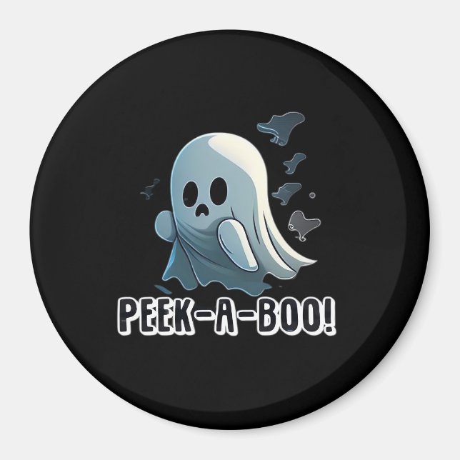 Íman Slogan Básico de Peekaboo (Frente)