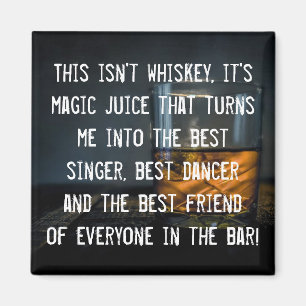 Íman Slogan engraçado dos bebedores do uísque