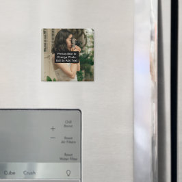 Íman Slogan Personalizado de Adicionar Nome do Trabalho