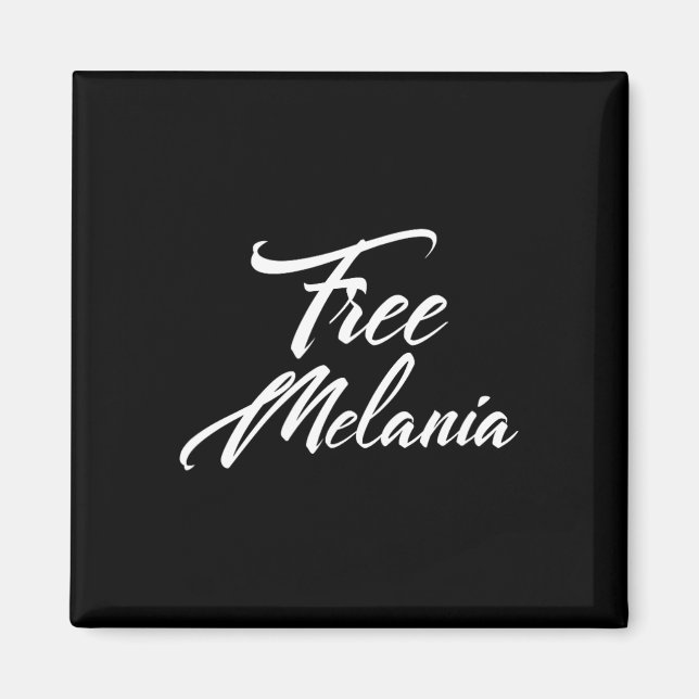 Íman Slogan Político Free Melania (Frente)