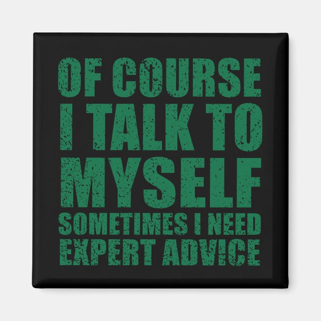 Íman Slogan sarcástico engraçado sarcasmo de humor (Frente)