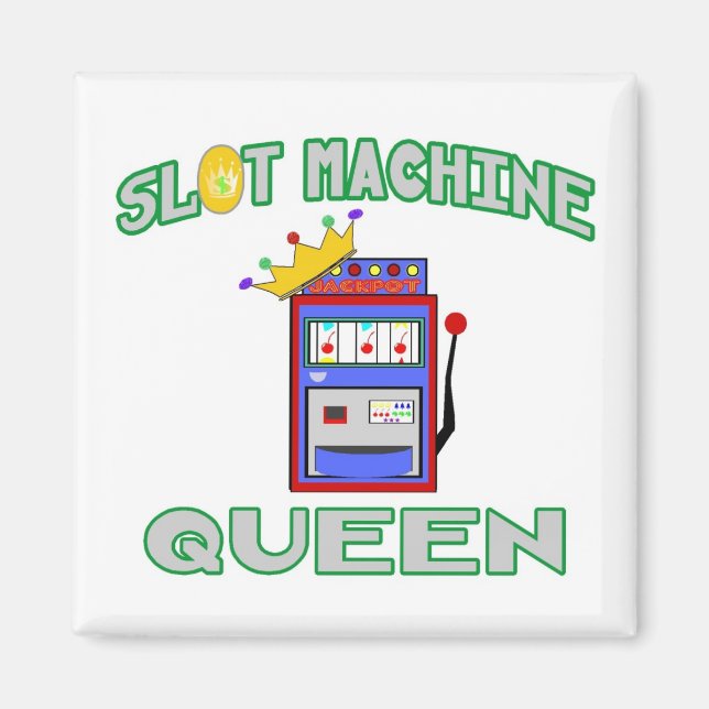 Íman Slot Machine Queen (Frente)