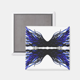 Íman Sloth Abstract 7 Deadly Sins Alcohol Ink Art