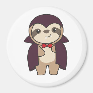 Íman Sloth Halloween Cute Devil Vampire Costume