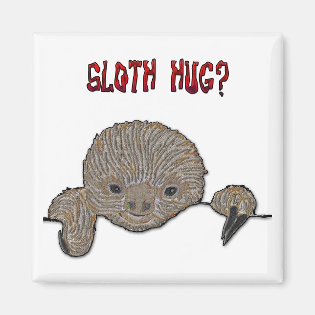 Íman Sloth Hug Baby Sloth (Frente)