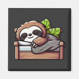 Íman Sloth Relaxada - Hora do Sono Comfy Cozy