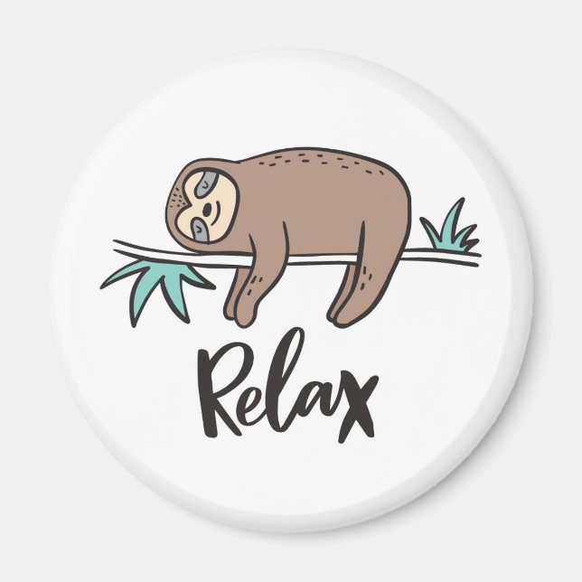 Íman Sloth Says Relax (Frente)