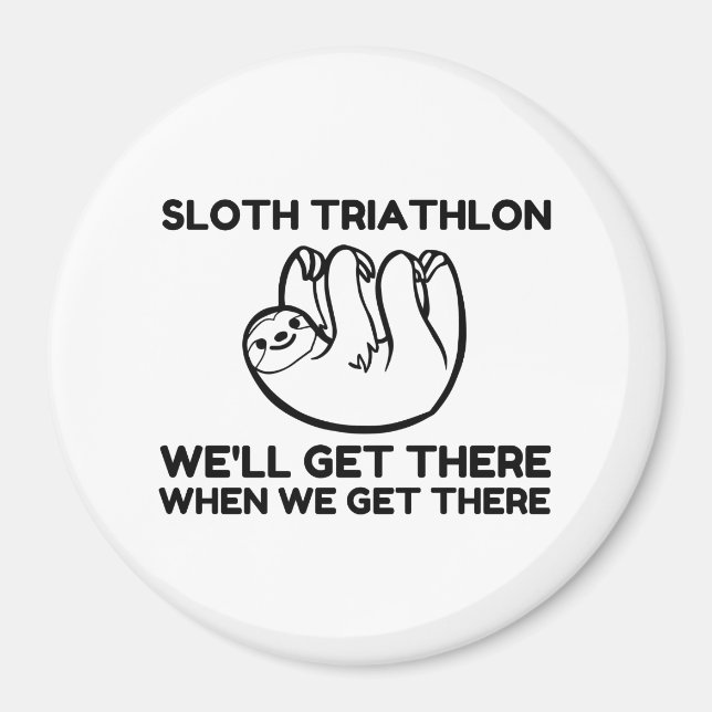 ÍMAN SLOTH TRIATHLON (Frente)