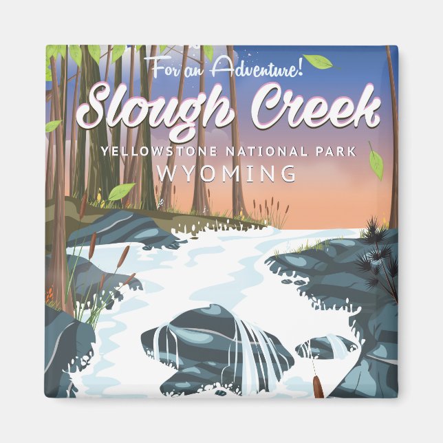 Íman Slough Creek, Parque Nacional Yellowstone (Frente)