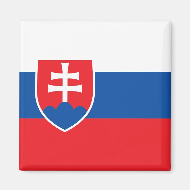 Íman Slovakia Flag (Frente)