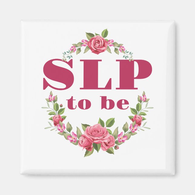 Íman SLP para ser patologista da língua de fala do futu (Frente)