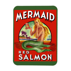 Íman Smermaid Salmon pode ser rotulado nos anos 40