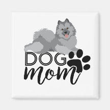 Smiling Keeshond Graphic diz Dog Mãe