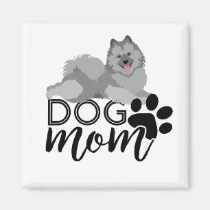 Íman Smiling Keeshond Graphic diz Dog Mãe