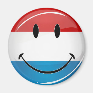 Íman Smiling Luxembourg Flag