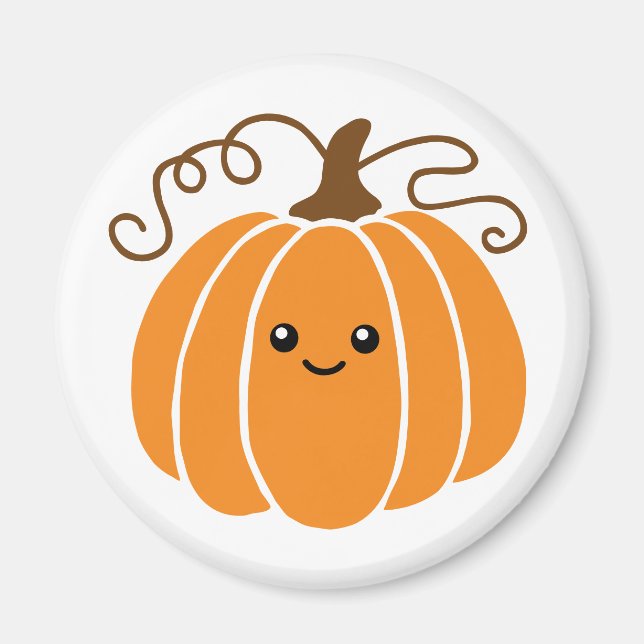 Íman Smiling Pumpkin Magnet (Frente)