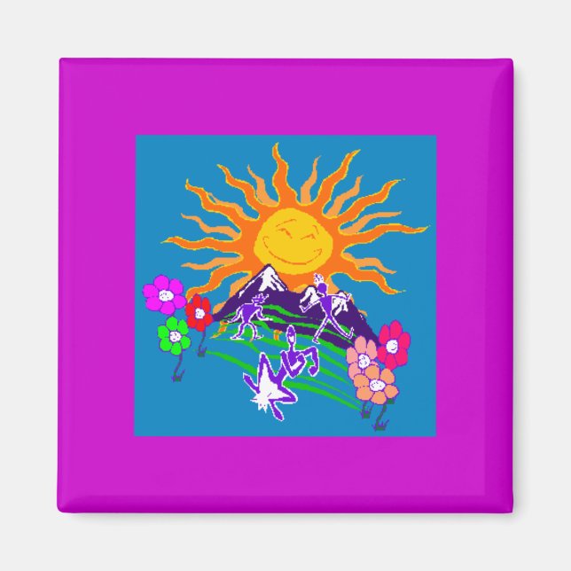 Íman Smiling Sun Magnet (Frente)