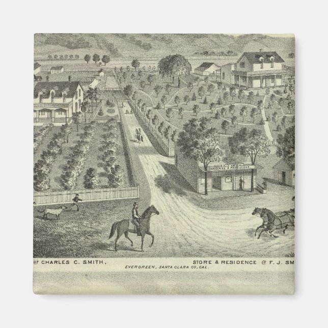 Íman Smith, residências Herman, loja (Frente)