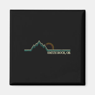 Íman Smith Rock Oregon Retro Montanhismo Verão