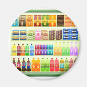 Íman snacks para produtos de prateleira