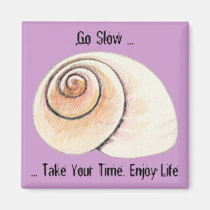 Íman Snail Go Slow Magnet