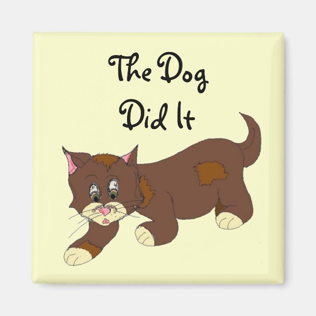 Íman Sneaky Cat (Frente)