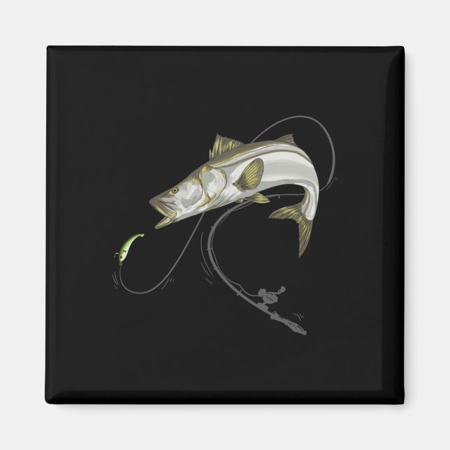 Íman Snook robalo sergeant fish linesider seifffish (Frente)