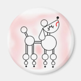 Íman Snooty Poodle Magnet