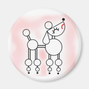 Íman Snooty Poodle Magnet