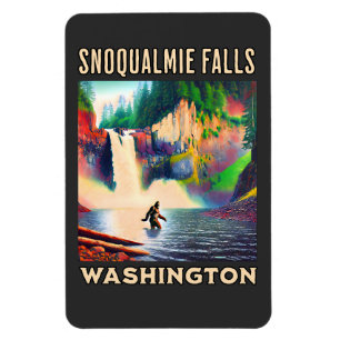 Íman Snoqualmie Cai Shirt Washington, Sasquatch