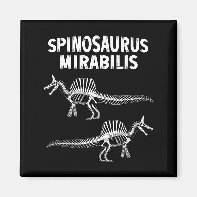 Íman Snosaurus Mirabilis Novo Fóssil de Dinossauro (Frente)