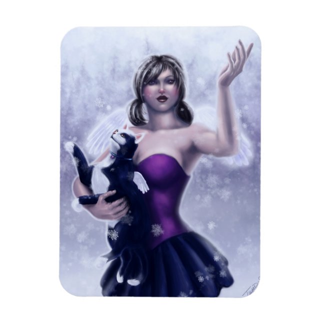 Íman "Snow Angels" Magnet Premium (Vertical)