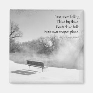 Íman Snow Bench em Silêncio